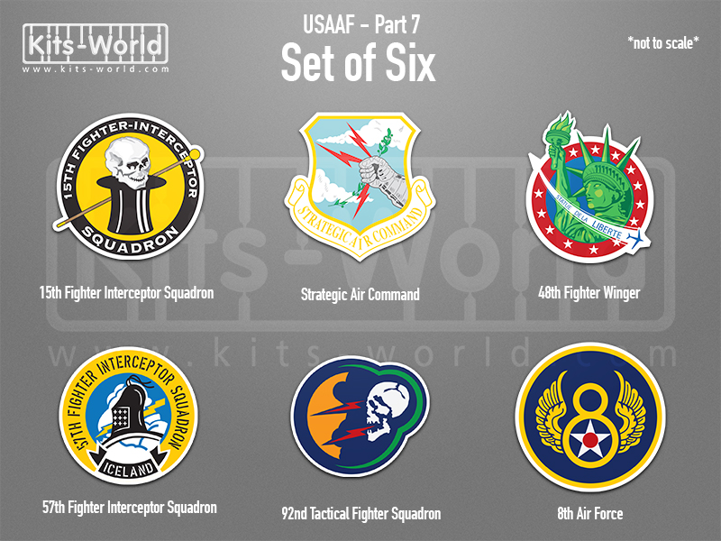 Kitsworld SAV Sticker Set - USAAF - Part 7  